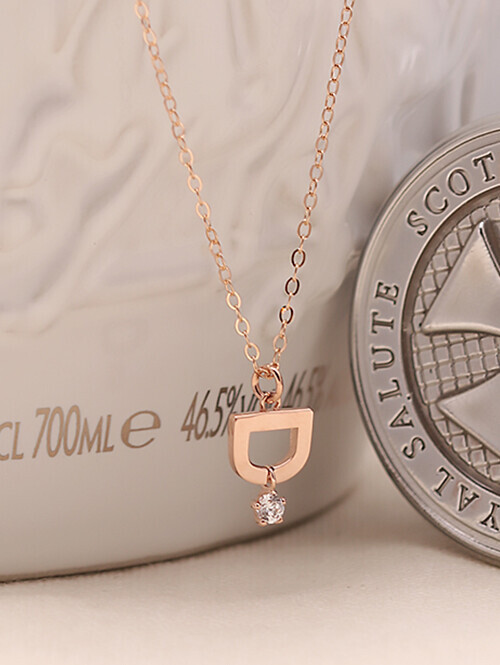 14K 18K 러번 D 목걸이