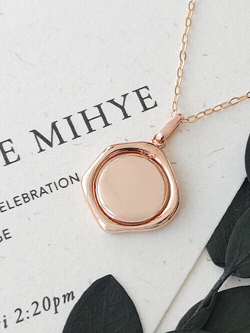 14K 18K 실링스템프 각인 펜던트 (체인별도상품)