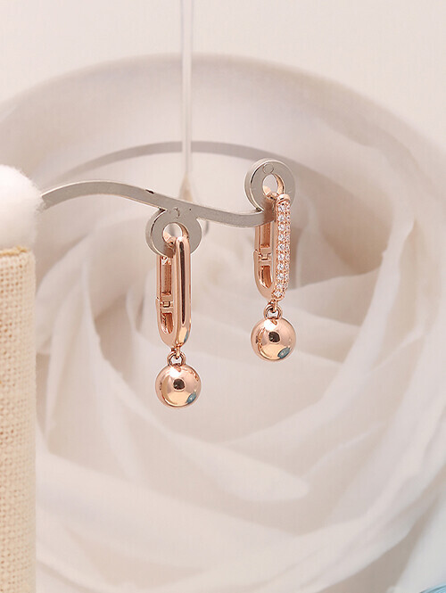 14K 18K 리베티 언발 볼 귀걸이