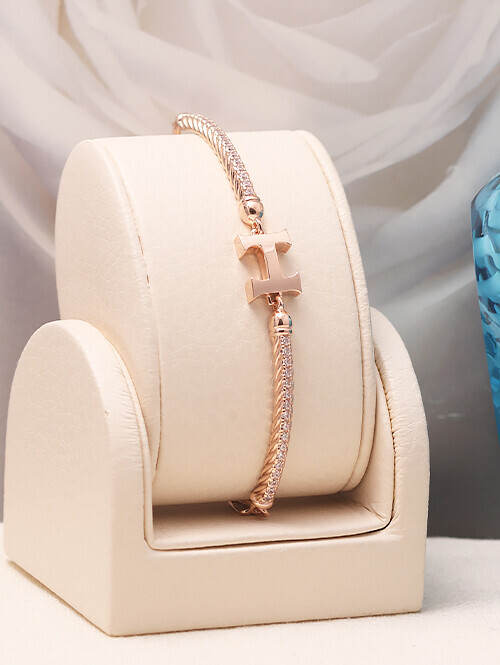 14K 18K 센테넬 H 로프 큐빅스틱 팔찌