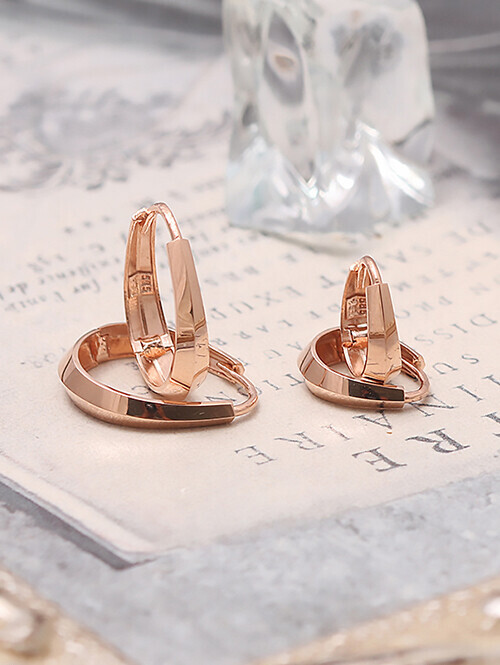 14K 18K 스누크 물방울 링귀걸이 (소,대 사이즈)