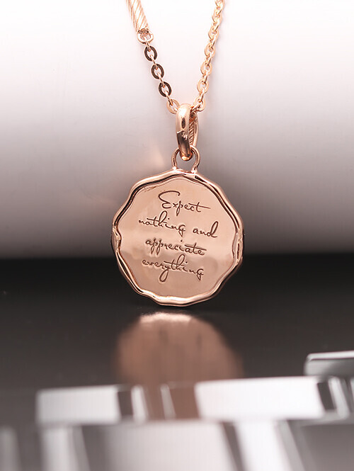 14K 18K 일리스 레터링 펜던트 (체인별도상품)