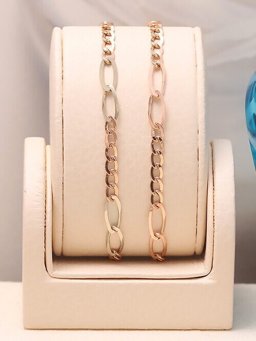 14K 18K 워스 더블체인 팔찌