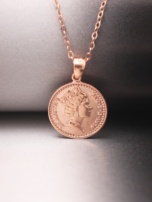 14K 18K 여왕 엔티크 코인펜던트 (체인별도상품)