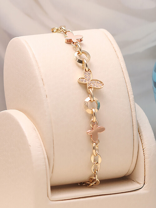 14K 18K 나비플라잉 팔찌