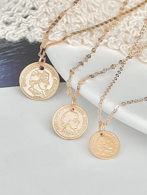 14K 데일리 코인 펜던트(소,중,대사이즈) (체인별도상품)