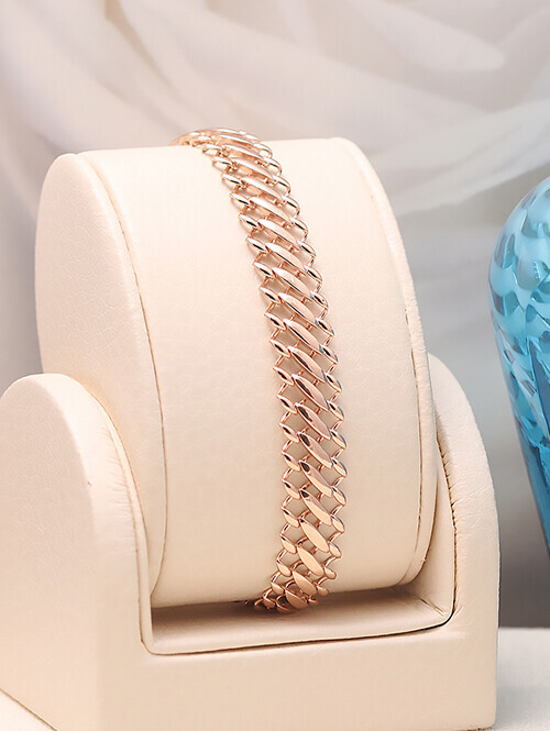 14K 18K 켈시 메쉬 체인 팔찌