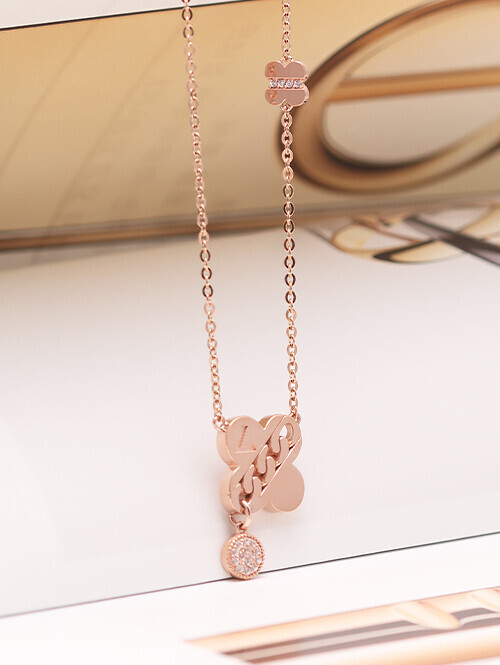 14K 18K 모디 네잎클로버 체인 목걸이