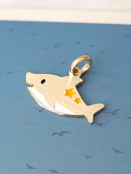 14K 18K 상어 베이비 펜던트(체인별도상품)