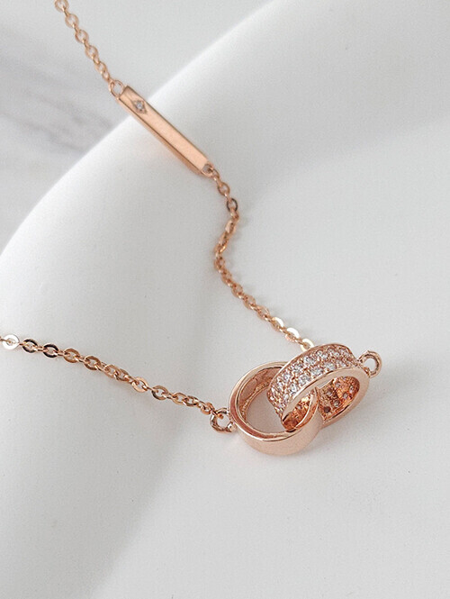 14K 18K 로얄 디오 각인 목걸이