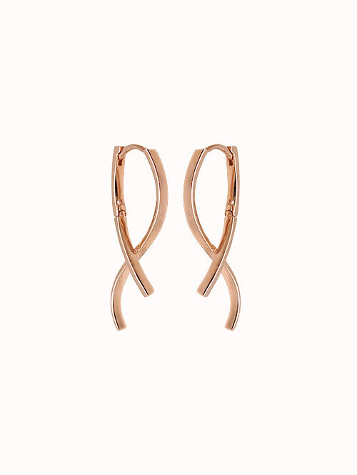 14K 18K 카이라 웨이브 귀걸이