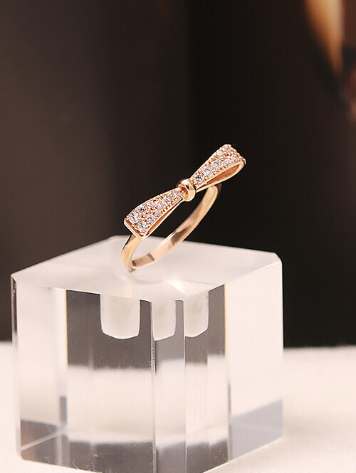 14K 18K 그렌 슬림 리본 애끼링