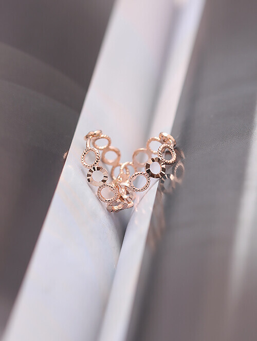 14K 18K 사르베 버블써클 링귀걸이