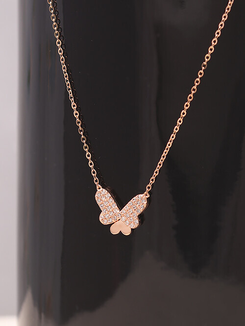 14K 18K 천사의 날개 목걸이