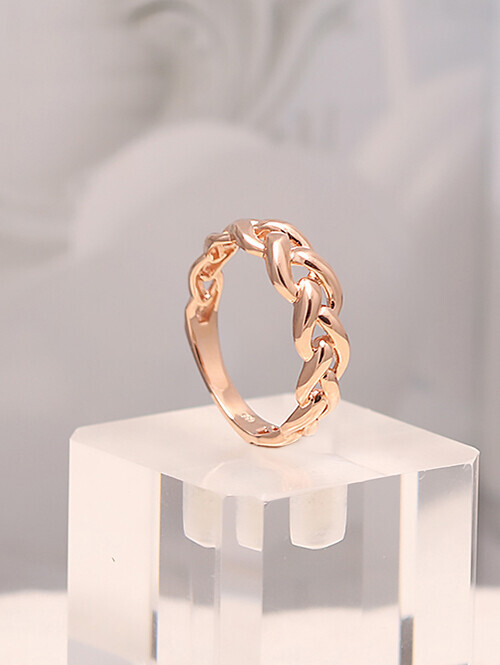 14K 18K 브레이드 볼륨웨이브 꼬임반지