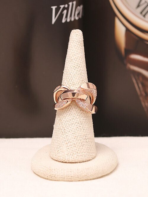 14K 18K 마샬렌 볼드 더블체인 반지