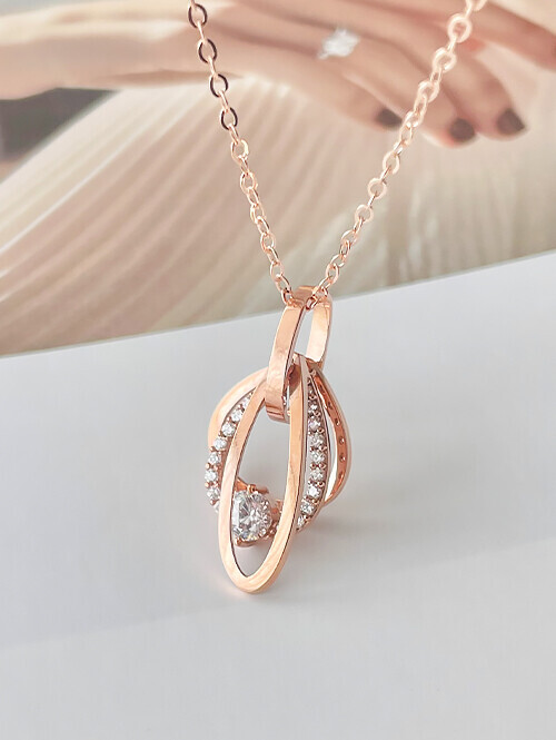 14K 18K 끌레르 트리플 링 펜던트 (체인별도상품)