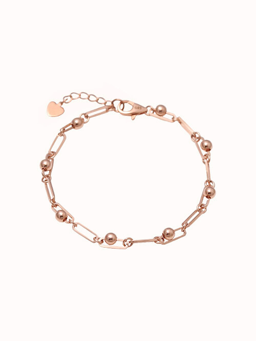 14K 18K 원볼 체인 클립 팔찌