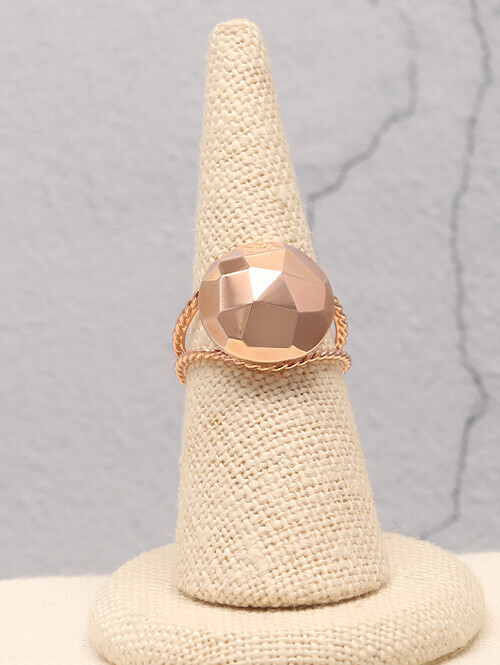 14K 18K 그라니아 써클 스톤 반지