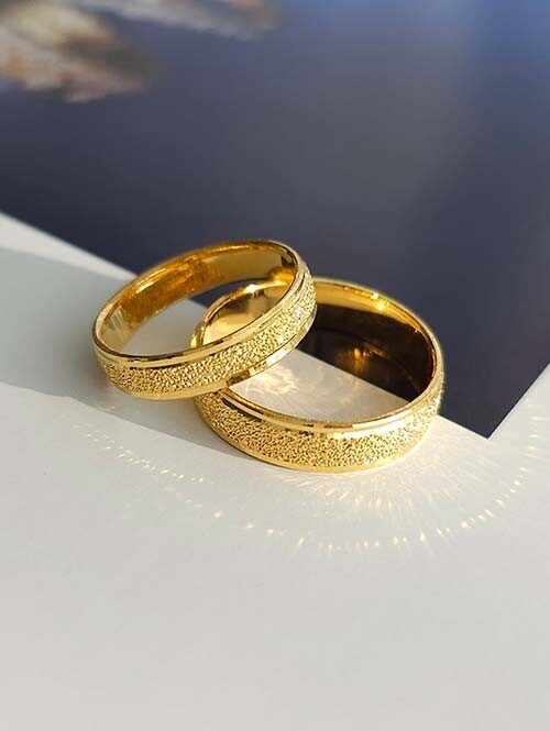 24K 순금 3.75g(소) 베티 골드컷팅 외반지