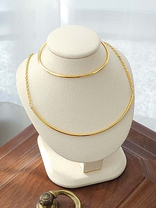 24K 순금 7.5g 파이프 스틱 목걸이(+18K붕어장식)