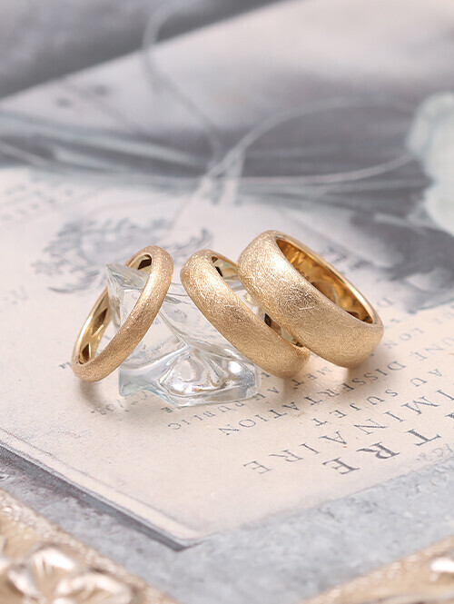 14K 18K 스지할로우 빈티지 엥게이지반지(소 사이즈)