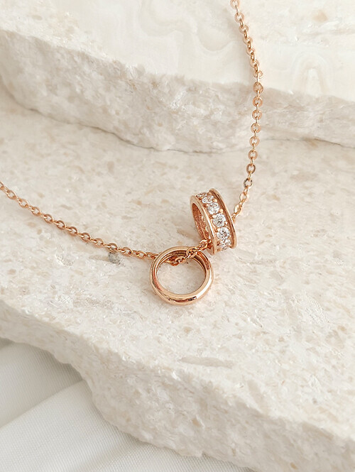 14K 18K 셀리어 투웨이 투링 목걸이