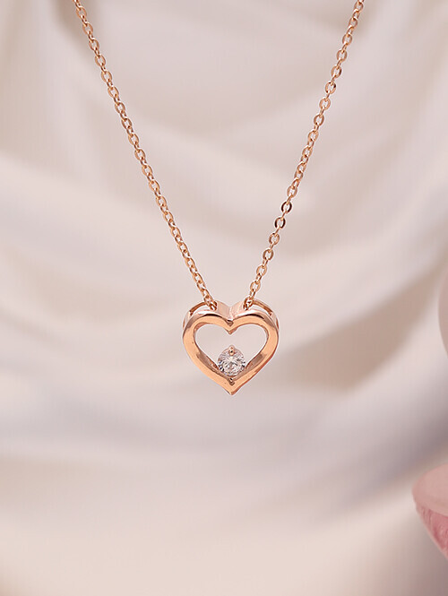 14K 18K 윈터하트 목걸이