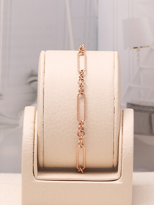 14K 18K 브라체 엔틱클립 써클체인 팔찌