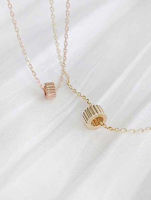 14K 18K 스프라이트 엠보 목걸이 (초미니,미니)