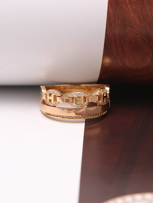 14K 18K 오슬로 H 반지