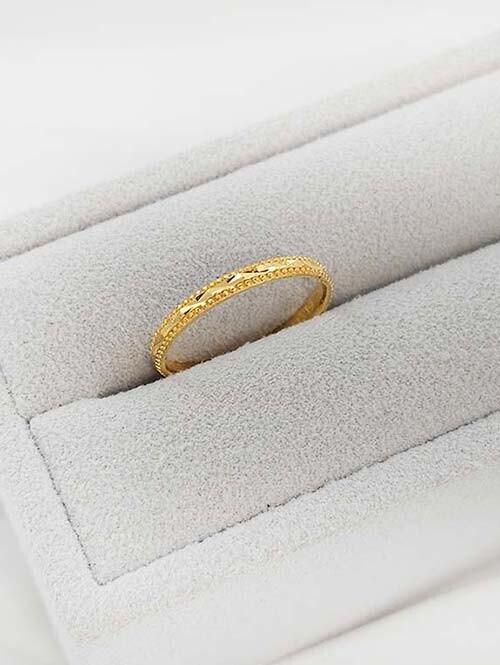 24K 순금 1.875g 슬림소프트 컷팅 엠보반지